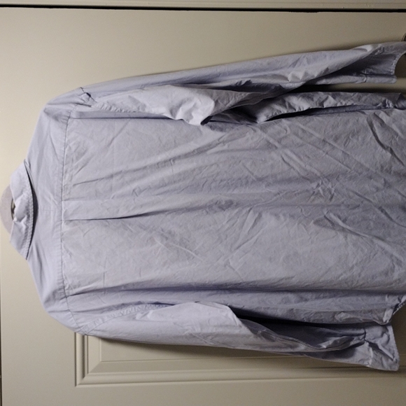 Ralph Lauren 18/xxl long sleeve button down shirt light blue pattern - Picture 6 of 8